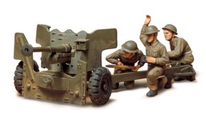 画像1: タミヤ ITEM35005 1/35 イギリス陸軍 6ポンド対戦車砲