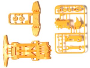 画像1: *プレミア価格　タミヤ 94875 スーパー1シャーシ(オレンジ)(ミニ4駆限定)