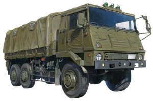 画像1: アオシマ 1/72 ミリタリーモデルキット No．02 陸上自衛隊　73式大型トラック「3トン半」