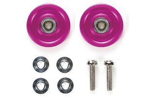 画像1: *プレミア価格 タミヤ ミニ四駆限定パーツ 95048 13mmオールアルミベアリングローラー（ピンク）