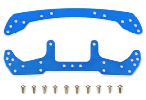 画像1: ＊プレミア価格 タミヤ 95309 ジュラルミン ワイドステーF・R（ブルー）