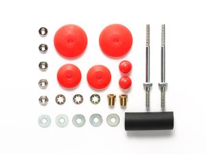 画像1: タミヤ 95401 大径スタビヘッドセット (11mm・15mm) (レッド) 