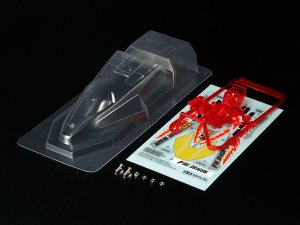 画像1:  タミヤ 95406 ファイヤードラゴン クリヤーボディセット （ポリカ） 