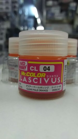 画像1: CL04 Mr.カラー LASCIVUS（ラスキウス）　クリアーペールオレンジ　10ｍｌ　＜光沢＞