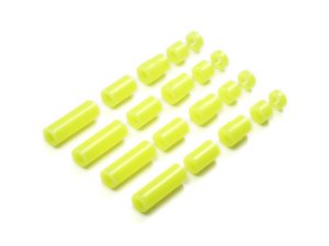 画像1: タミヤ 95496 軽量プラスペーサーセット (12/6.7/6/3/1.5mm) (蛍光イエロー)