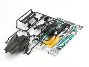 画像1: タミヤ 95431 DCR-02 （デクロス-02） ボディパーツセット （ガンメタル）