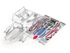 画像1: タミヤ 95490 DCR-02 （デクロス-02） ボディパーツセット （ライトスモーク）