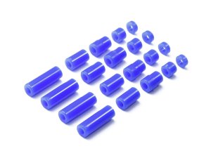 画像1: タミヤ 95368 軽量プラスペーサーセット (12/6.7/6/3/1.5mm) (ブルー)