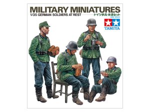 画像1: タミヤ MM35129 1/35 ドイツ歩兵・休息セット