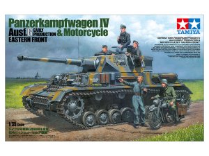 画像1: タミヤ 25209 1/35 ドイツIV号戦車G型初期生産車・伝令バイクセット“ロシア戦線”