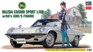 画像1: ハセガワ SP368 1/24 マツダ コスモ スポーツ L10B w/60’s ガールズフィギュア