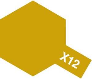 画像1: タミヤ エナメル　X-12　ゴールドリーフ