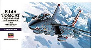 画像1: ハセガワ 1/72 E帯3 F-14A トムキャット (ハイビジ)