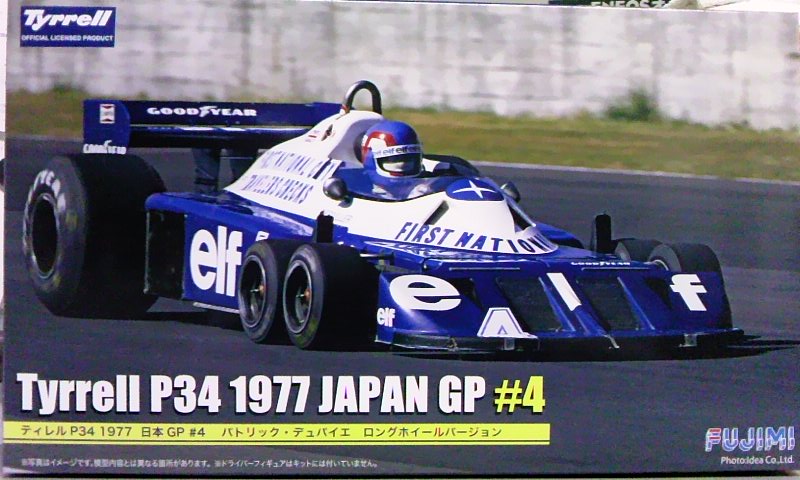 フジミ 1 Gp34 ティレルp34 1977日本gp 3 ロニー ピーターソン ロングホイルバージョン フジミ 1 Gp34 ティレルp34 1977日本gp 3 ロニー ピーターソン ロングホイルバージョン