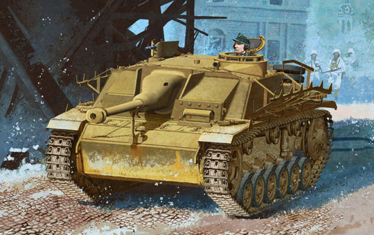 ドラゴン 1/35 '39-'45 No.6593 III号突撃砲G型 1944年12月生産車
