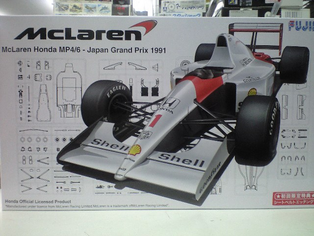 フジミGP10 1/20 マクラーレンMP4/6 Honda 日本グランプリ1991年(初回限定シートベルトエッチング付) -  プラモデル通信販売「プラネット」