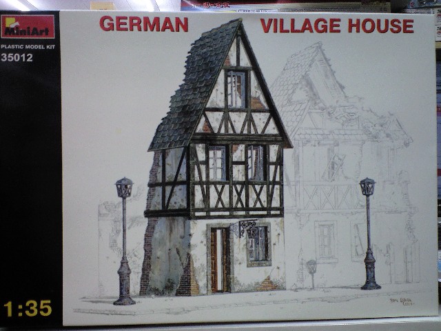 Mini Art Plastics German Village House 