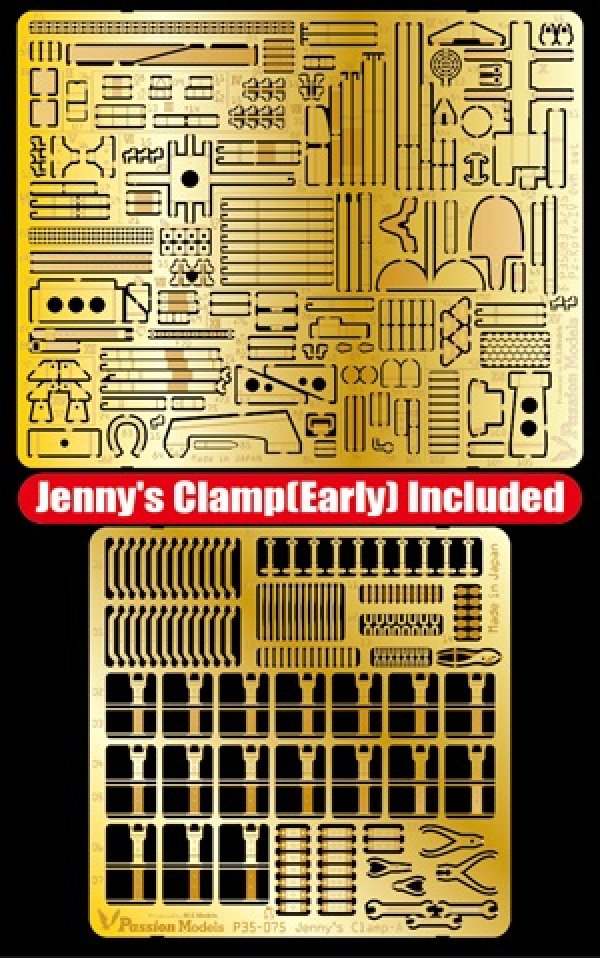 画像1: パッションモデルズ 1/35 P35-083A　IV号戦車用OVM セット(A-G型用)(改訂版：Jenny's Clamp 同梱)