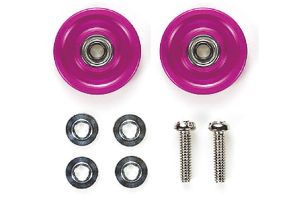画像1: *プレミア価格 タミヤ ミニ四駆限定パーツ 95048 13mmオールアルミベアリングローラー（ピンク）
