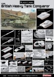 画像2: ブラックラベル 1/35 3555イギリス陸軍 FV214 コンカラー 重戦車