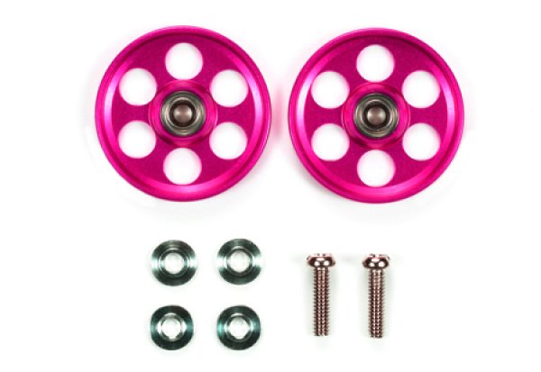 画像1: ＊プレミア価格 タミヤ 95213 HG 軽量19mmオールアルミベアリングローラー（ピンク）
