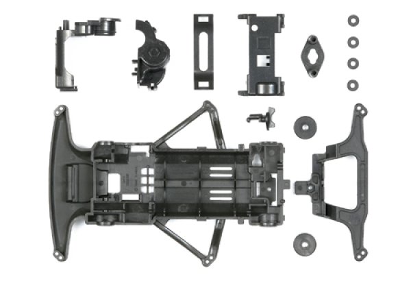 画像1: タミヤ 95239 カーボン強化スーパーFMシャーシセット