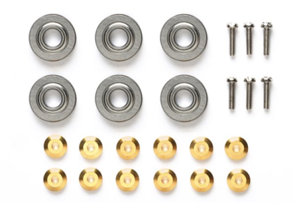 画像1:  タミヤ 95311 ローラー用13mmボールベアリングセットII（6個）