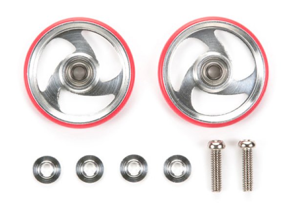 画像1: ＊プレミア価格 タミヤ 95326 19mmプラリング付 アルミベアリングローラー （レッド）