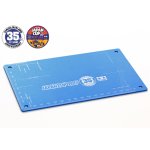 画像: タミヤ 95108 ミニ四駆HGアルミセッティングボード(ブルー)35周年記念&ジャパンカップ2017