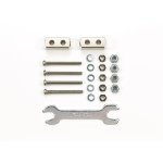 画像: タミヤ 95487 マスダンパー スクエア ショート （6x6x14mm 2個）（シルバー）