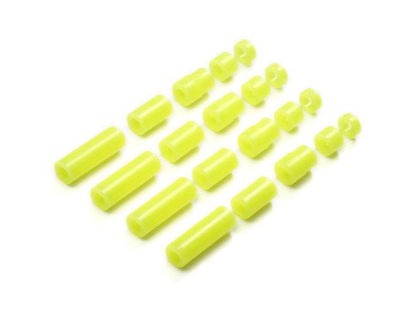 画像1: タミヤ 95496 軽量プラスペーサーセット (12/6.7/6/3/1.5mm) (蛍光イエロー)