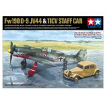 画像: タミヤ 1/48 25213 フォッケウルフFw190 D-9 JV44・シトロエン11CVスタッフカー