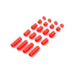 画像: タミヤ 95400 軽量プラスペーサーセット （12/6.7/6/3/1.5mm） （レッド）
