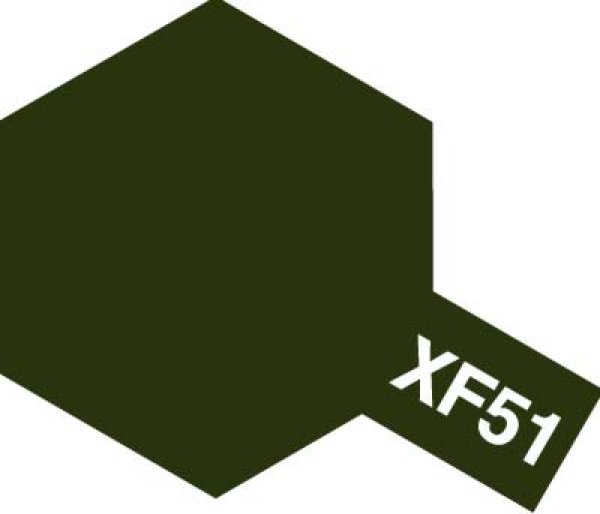 画像1: タミヤ アクリルミニ　XF-51　カーキドラブ