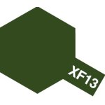 画像: タミヤ アクリルミニ　XF-13　濃緑色