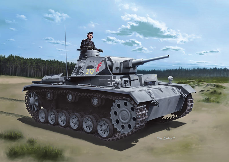 サイバーホビー 6773 1/35 WW.II ドイツ軍 III号戦車G型 5cm砲搭載型 